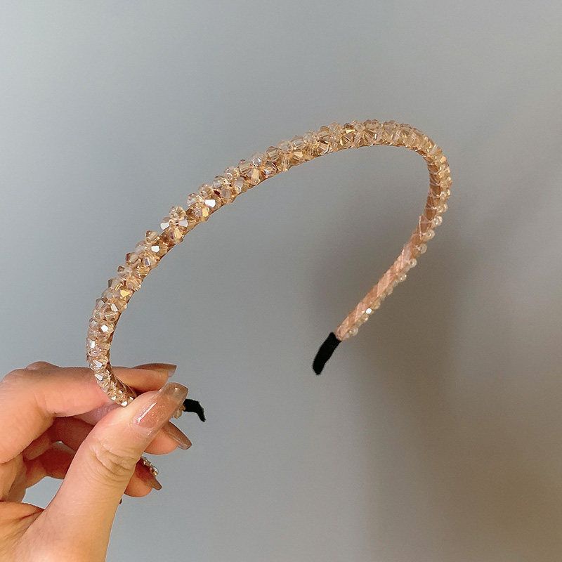 Băng đô cài tóc phối đá lấp lánh cao cấp - Gom.phukienthoitrang