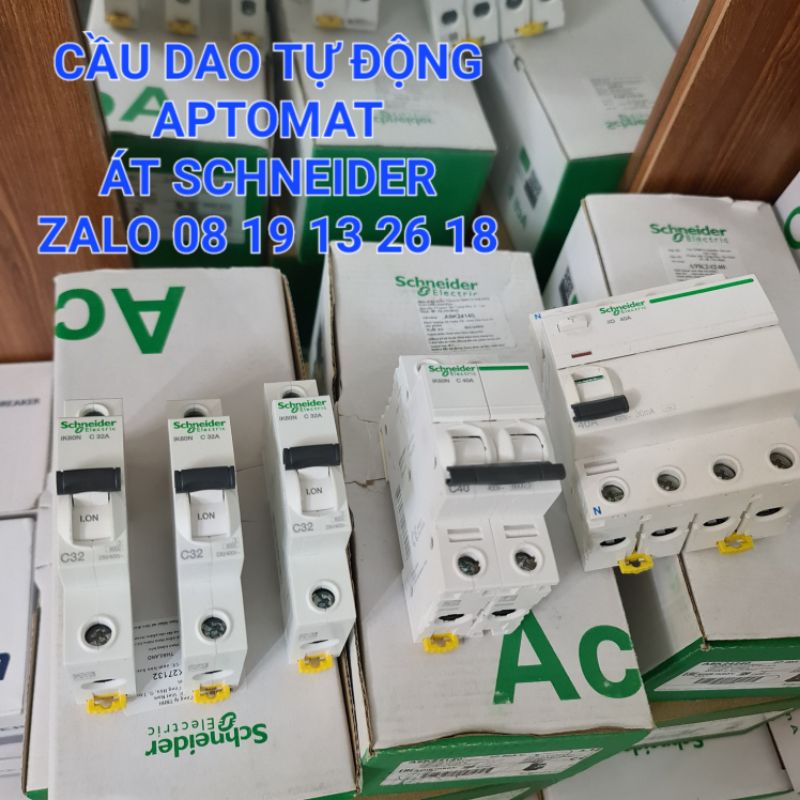 Cầu dao Schneider , Aptomat, Át Schneider Pháp, chống ngắn mạch và quá tải