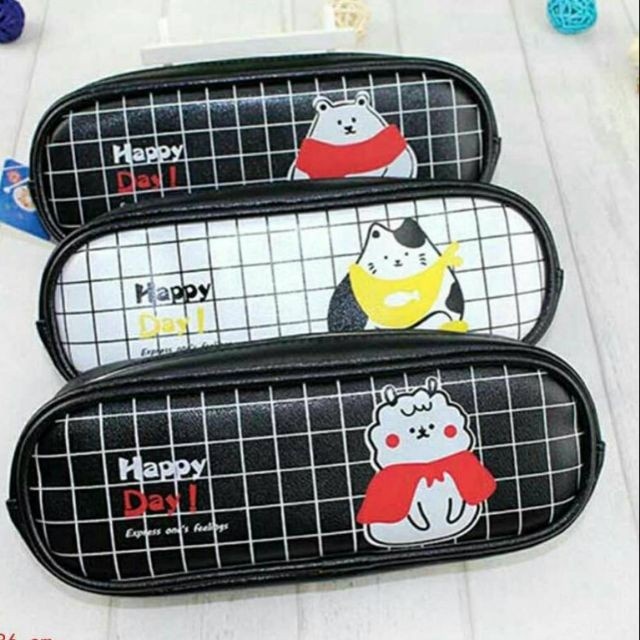 Ví đựng bút da  cute