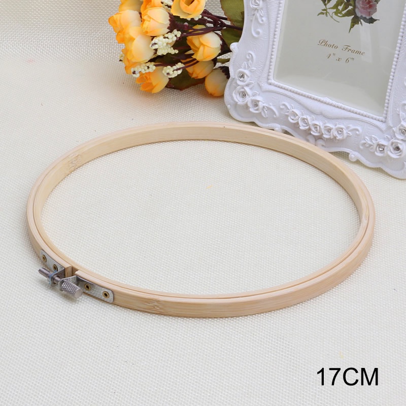 Khung Thêu Bằng Tre Hình Tròn 13-27cm