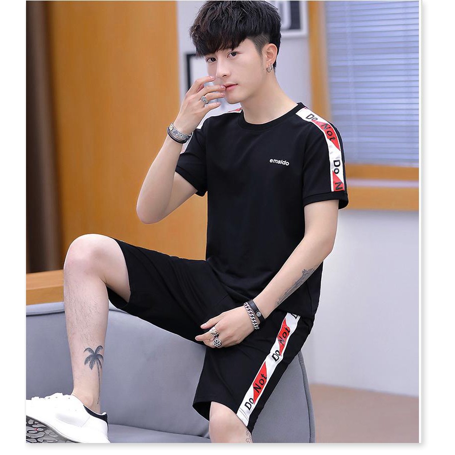 [FREESHIP TOÀN QUỐC]  Set bộ đồ quần áo thể thao nam mùa hè thun ca gian 2 chiều cực mát DT2S | BigBuy360 - bigbuy360.vn