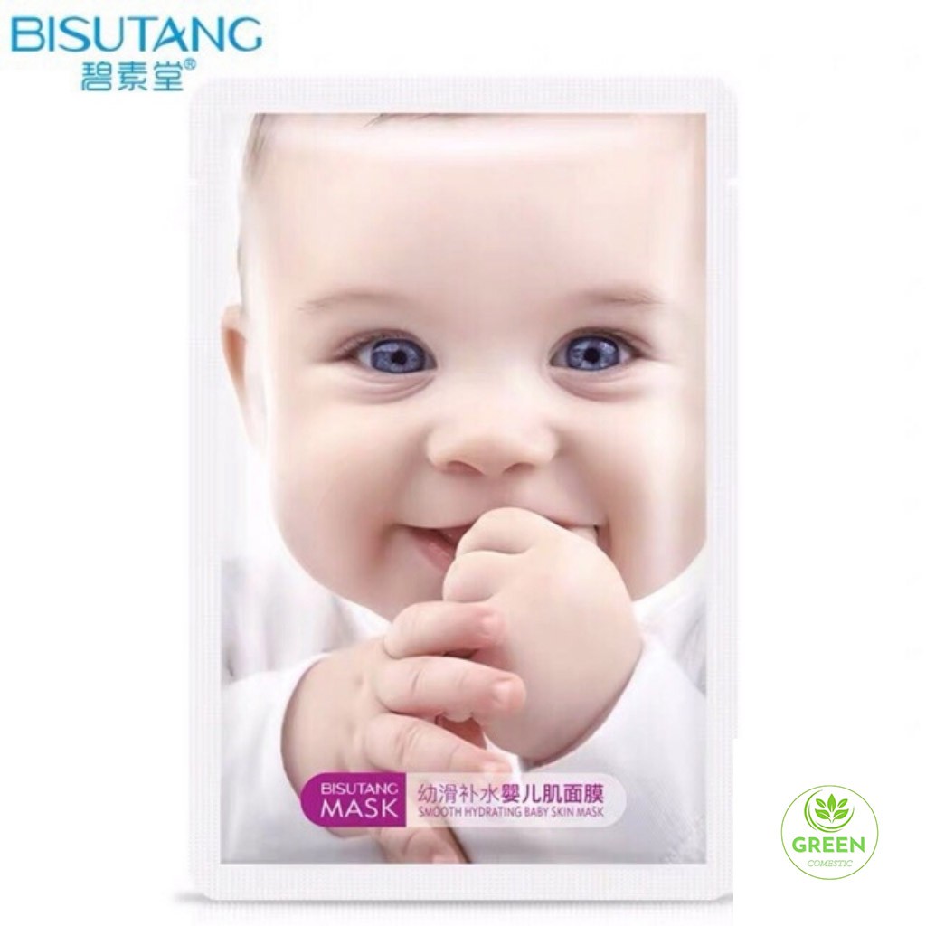 Mặt Nạ Mask Em Bé BaBy Skin – Mặt Nạ Dưỡng Da Nội Địa Trung Bioaqua Green Comestic