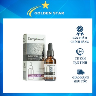 Serum Compliment 2% BHA làm sạch sâu, giảm mụn, se lỗ chân lông, kiềm dầu 27ml- Hàng Nhập Khẩu Nga