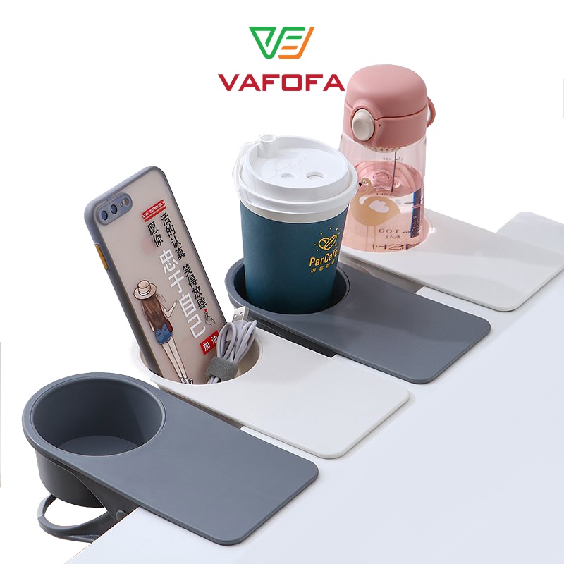 Kẹp giữ cốc nước gắn bàn giá để cốc để bàn tiện dụng VAFOFA - DHC111
