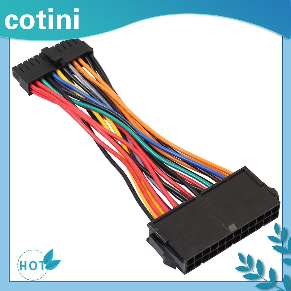 [COD]♦♦ATX PSU Standard 24Pin Female to Mini 24P Male Cáp điện bên trong