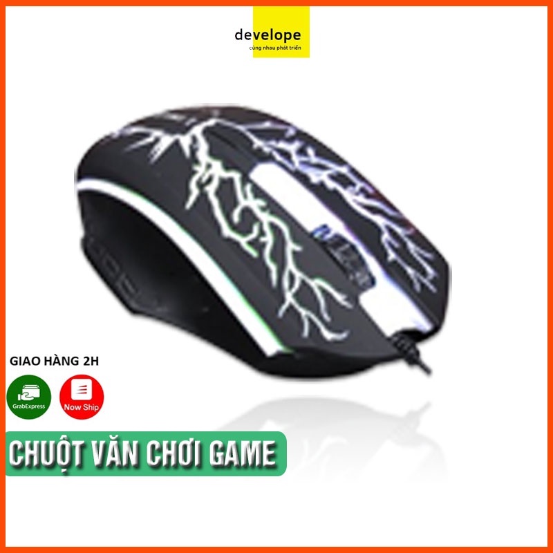 Chuột Chơi Game LEIMEDE MN05 có đèn LED đổi màu cực đẹp