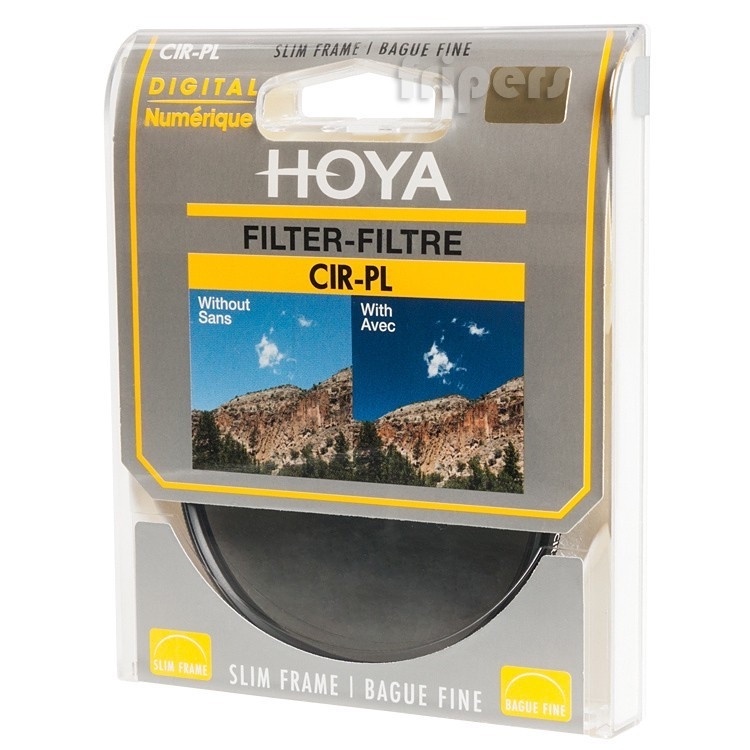 Kính lọc  phân cực Hoya Cir-PL  slim 77-82 mm chính hãng