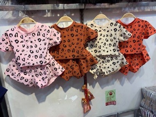 Set bộ báo croptop cho bé gái