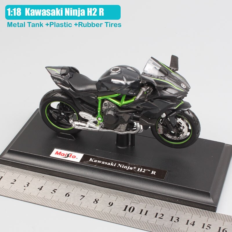 XE MÔ HÌNH - MOTO Kawasaki H2R - MAISTO tỷ lệ 1:18