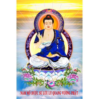 Tranh đính đá bức phật dược sư lưu ly quang phật