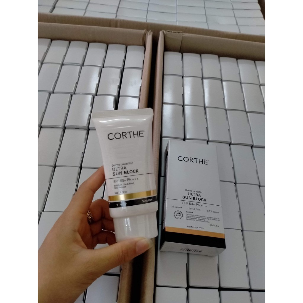 Kem Chống Nắng Vật Lý Corthe Dermo Protection ULTra Sun BLock SPF50+ PA+++💖FREESHIP💖Kem Chống Nắng Vật Lý HALIN545246 | BigBuy360 - bigbuy360.vn