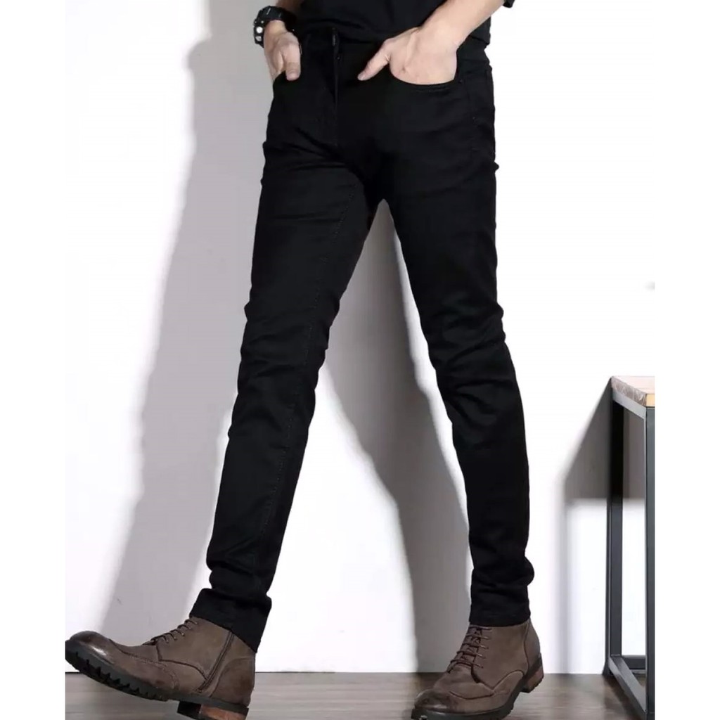 Ảnh thật, Quầnjean Nam Đen .Quần jean nam đen trơn Cao Cấp Hàn Quốc -shopthunsi01 | BigBuy360 - bigbuy360.vn