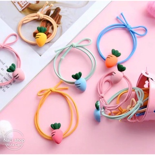 DÂY CHUN CỘT TÓC CÀ RỐT DỄ THƯƠNG