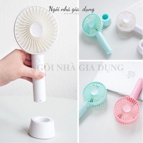 Quạt Mini Cầm Tay Hình Dễ Thương - QUẠT 3 CHẾ ĐỘ LOẠI 1