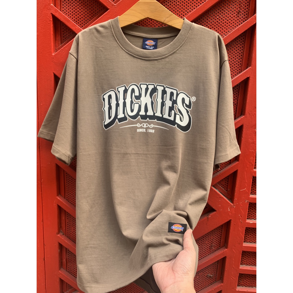 Áo thun Dickies chính hãng - Màu nâu lạnh - Cotton 100%, Form Unisex.
