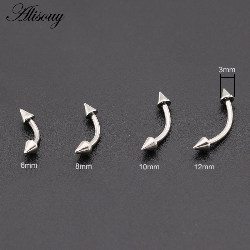 Alisouy 1 Khuyên Mũi / Tai / Mũi / Môi Bằng Thép Không Gỉ