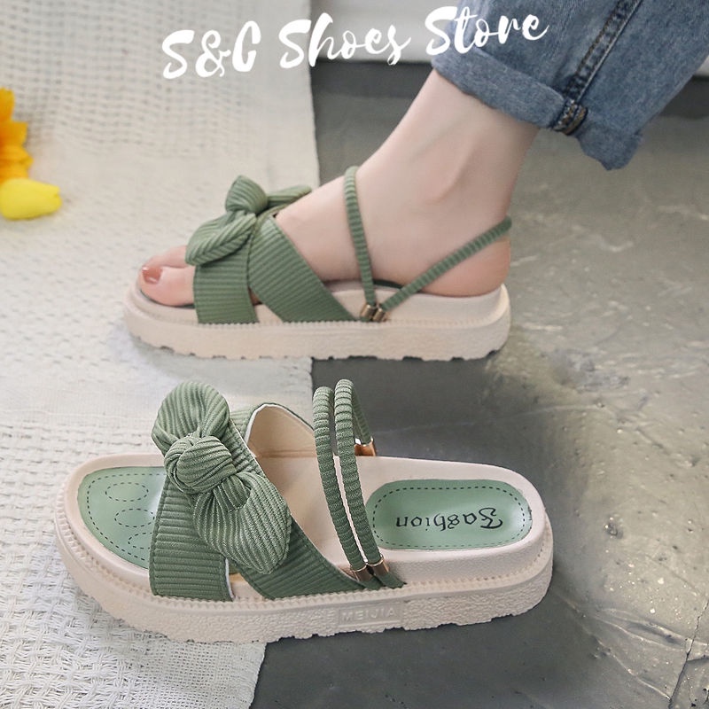 Dép Sandal Cao Gót Đế Cao 4.5CM Chống Trượt Và Mài Mòn Thời Trang Chất Lượng Cao Dành Cho Bạn Nữ