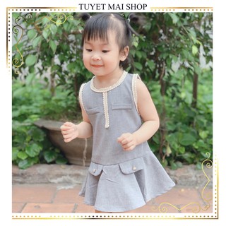 [Xả kho thanh lý] Áo váy bé gái công chúa đuôi cá [0-4 tuổi]