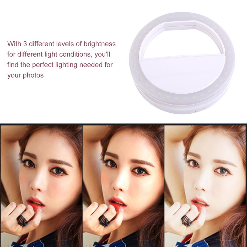 Đèn LED hỗ trợ chụp ảnh selfie chất lượng cao dành cho điện thoại RING LIGHT LIVE STREAM CỰC ĐẸP