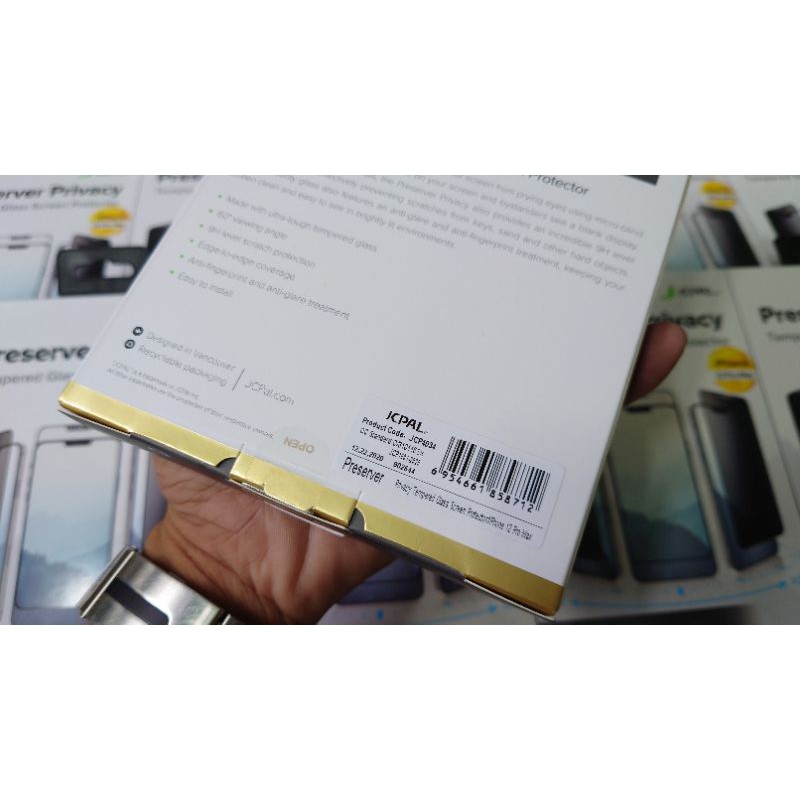 Kính Cường Lực JCPal Preserver Privacy iPhone 12 ProMax