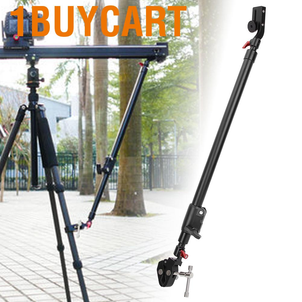 1buycart Support Tripod Rods  Durable Sturdy Stable Aluminium Alloy Black Camera Slider for Mobile Phone Outdoor Home