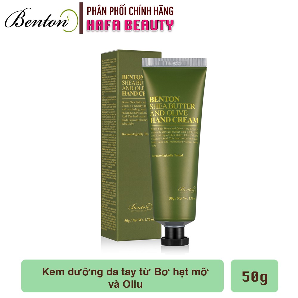 [30/06/2021]Kem dưỡng da tay từ bơ hạt mỡ và oliu Benton Shea Butter and Olive Hand Cream 50g