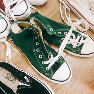 Converse real 2hand xanh lá size 37,5 fix 38