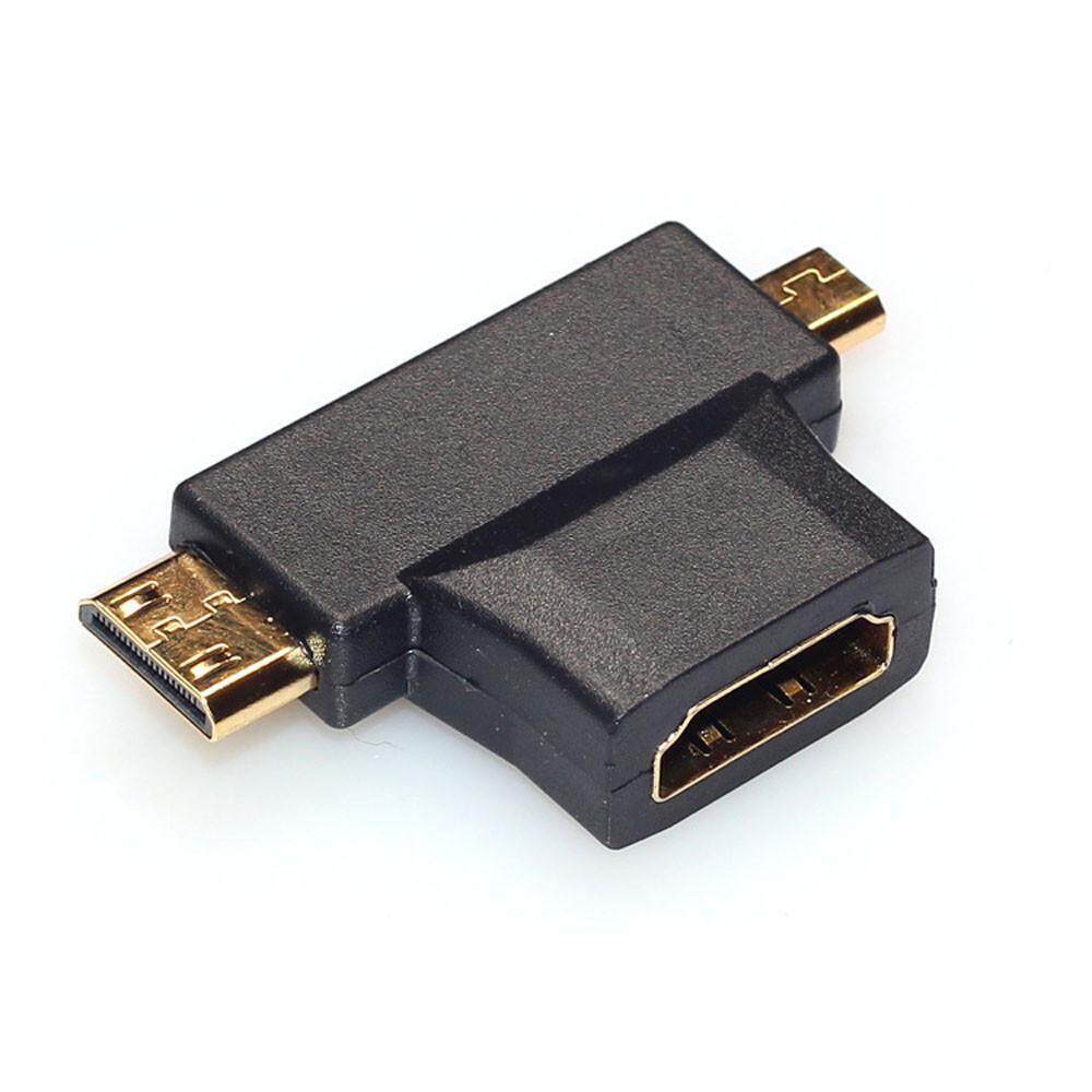 Đầu chuyển đổi HDMI sang Mini / Micro HDMI 2 trong 1 góc 90 độ