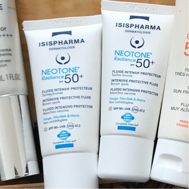 Kem dưỡng trắng da chống nắng ISIS Pharma Neotone Radiance SPF 50+ - 30 ml - No Box