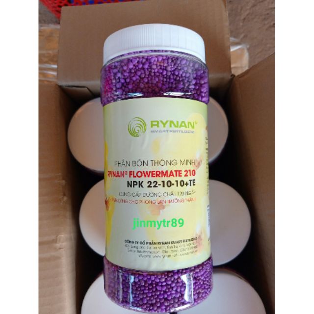Phân bón thông minh Rynan 210 dành cho cây trưởng thành (hủ lớn 1,36kg)