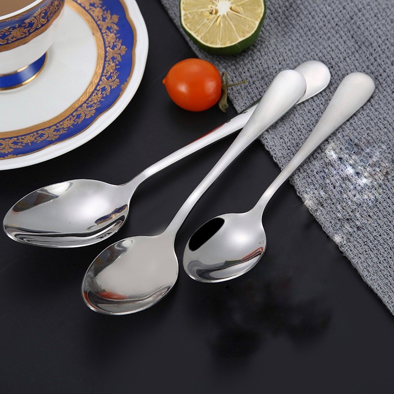 Muỗng Inox cơm, phở đầu nhọn inox 410