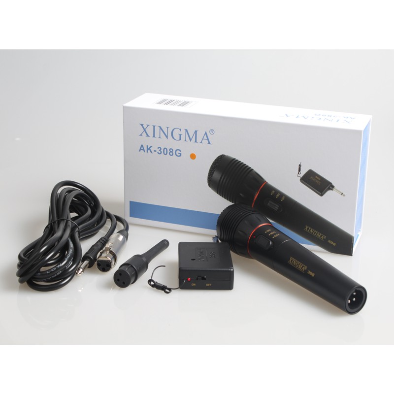 MICRO THU ÂM HÁT KARAOKE WIRELESS KHÔNG DÂY XINGMA AK308