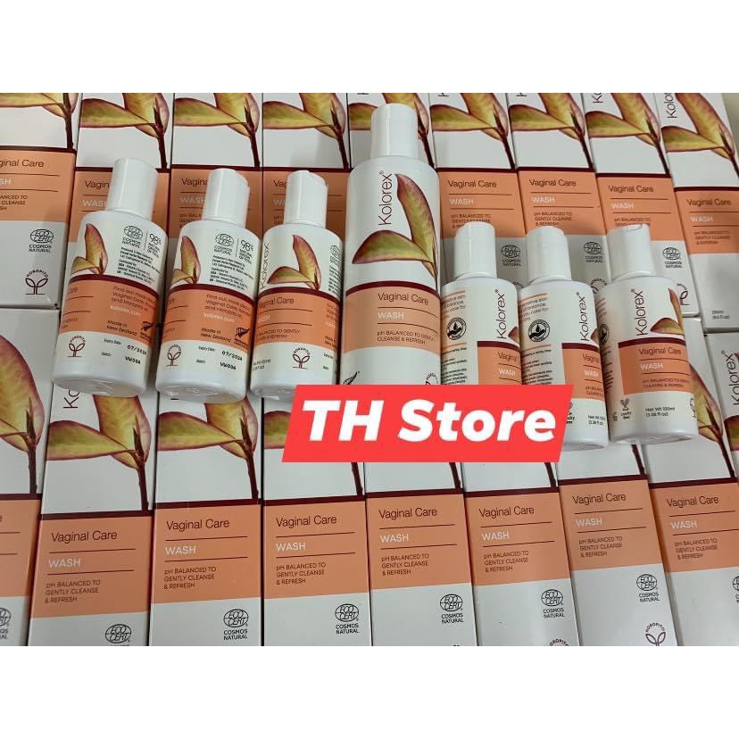 Bill, hàng Air, dung dịch vệ sinh phụ nữ Kolorex Vaginal Wash loại bỏ nấm, huyết trắng khí hư, mùi hôi, ngứa, đau rát