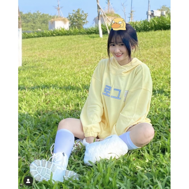 ÁO HOODIE 1/2 ZIP - Vàng | BigBuy360 - bigbuy360.vn