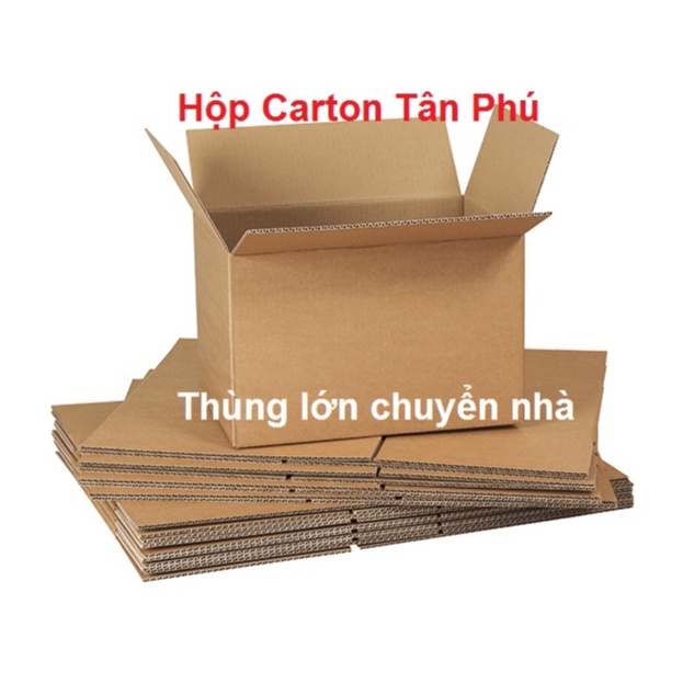 1 Thùng Carton Lớn 60x40x40 Cm - Thùng carton TP chuyển nhà, dọn đồ tiện lợi