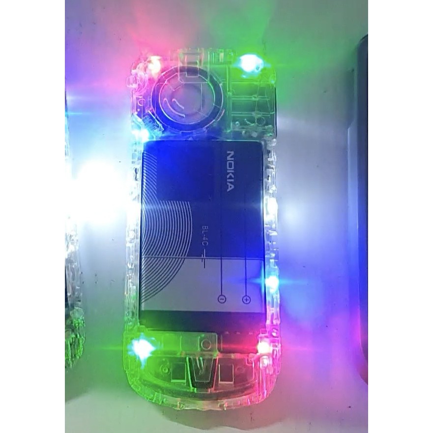 Điện thoại Nghe Gọi Nokia 1202 Độ LED 10 Bóng Nháy Siêu Đẹp Kèm Pin Sạc- Được CHọn Màu