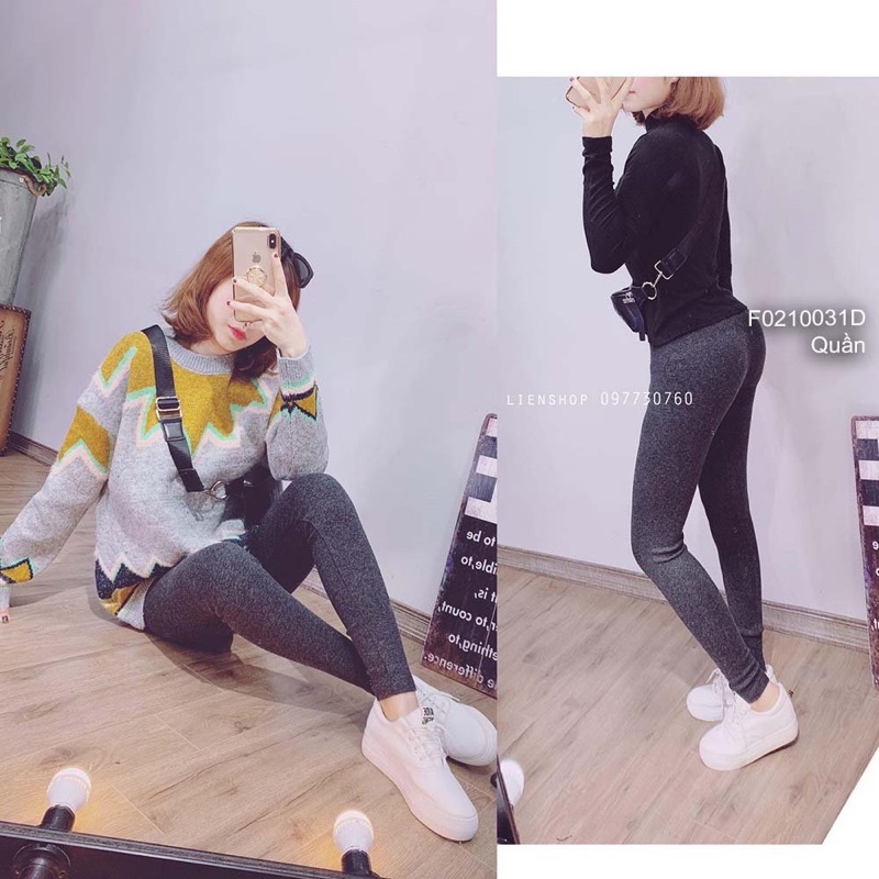 Quần legging thun kim tuyến