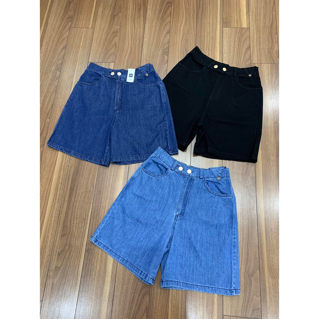 Quần short jeans 03 màu - chất jeans cotton mềm