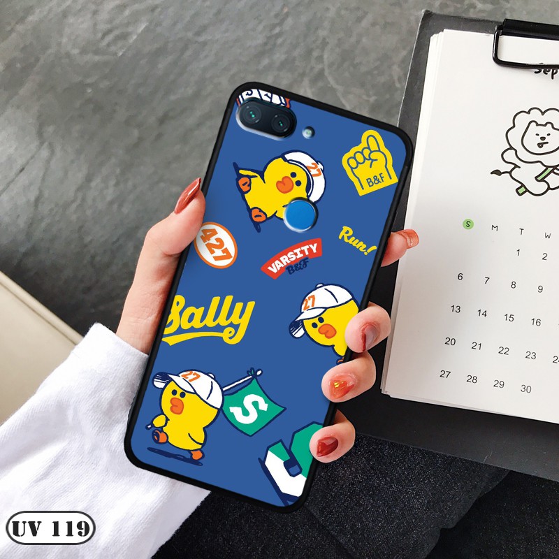 Ốp lưng điện thoại Xiaomi Mi 8 Lite - lưng nhám viền dẻo