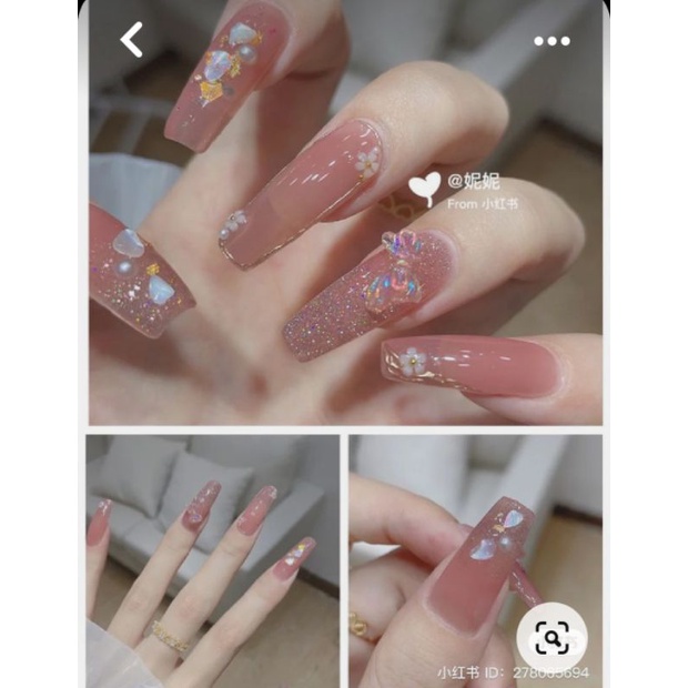 Nail box _ Móng thiết kế cao cấp ( tặng keo+ dũa )