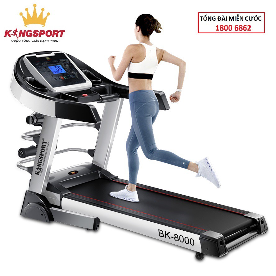 Máy chạy bộ Kingsport BK-8000 đa năng