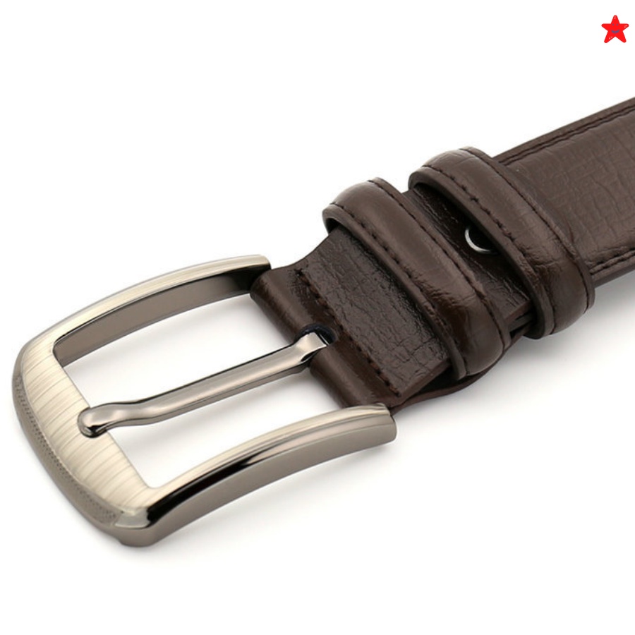 Thắt Lưng Nam Khóa Kim Dây Da Bò Nhập Khẩu Cao Cấp Tặng Kèm Hộp | TL_Kim - Trandukskze41071