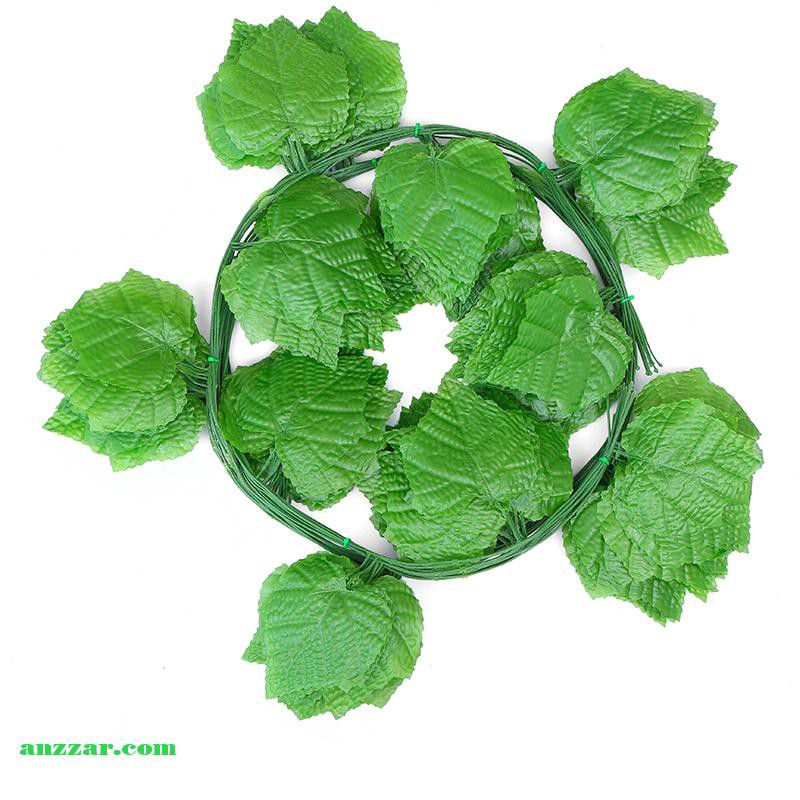 Combo 05 dây lá giả thả trần, trang trí tường, hàng rào, lan can xanh mát Anzzar