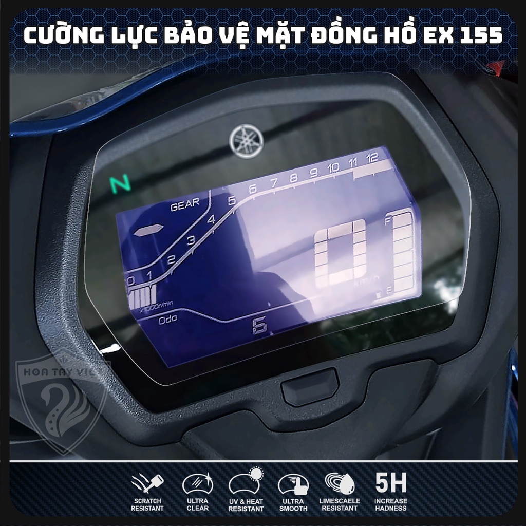 chống trầy xước màn hình xe Ex Exciter