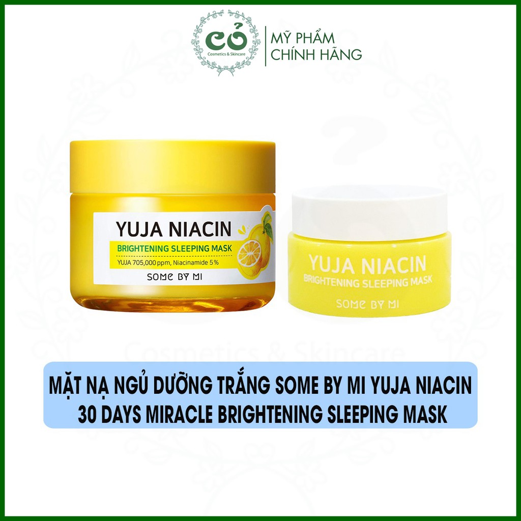 Mặt Nạ Ngủ Some By Mi Yuja Niacin Brightening Sleeping Mask
