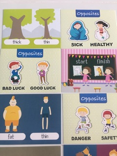 Flashcard tính từ trái nghĩa
