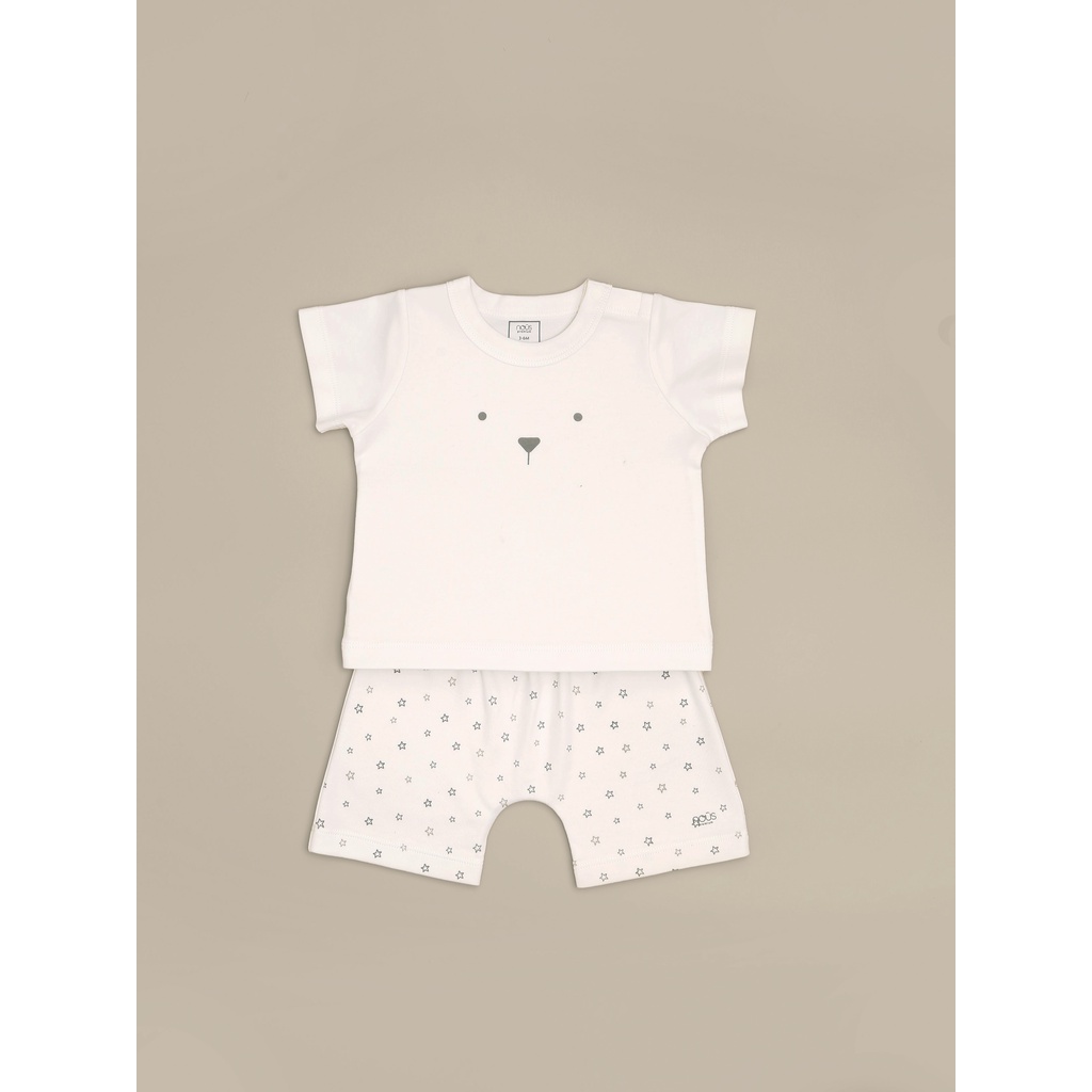 Bộ quần áo bé gái, bé trai họa tiết hình sao nhí- Nous premium - cho bé sơ sinh đến 6-9 tháng tuổi