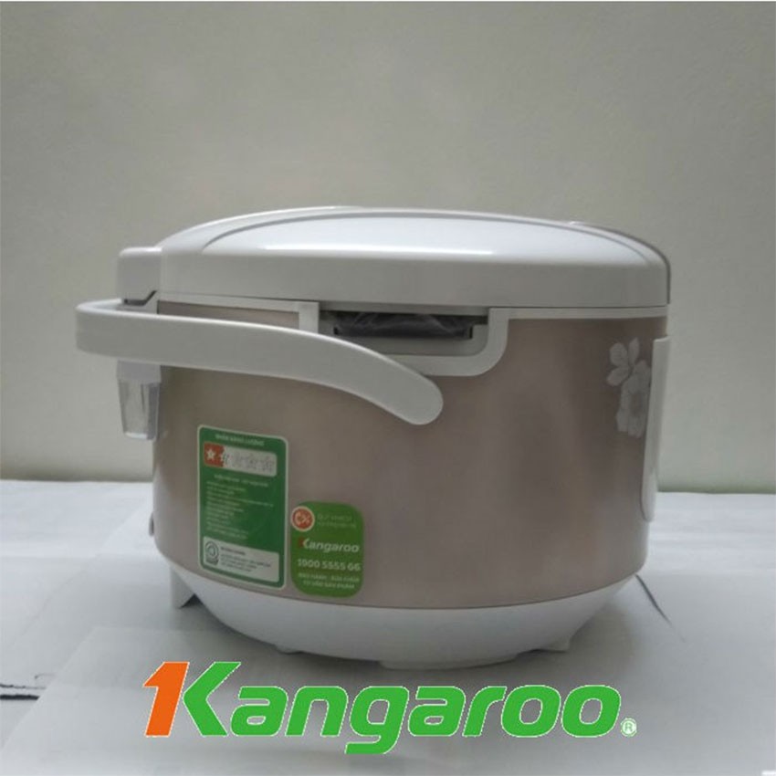 [Mã 1911ELSALE hoàn 7% đơn 300K] Nồi cơm điện 1.8L Kangaroo KG15H hàng chính hãng