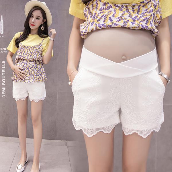 Quần đùi mỏng thời trang cho phụ nữ mang thai