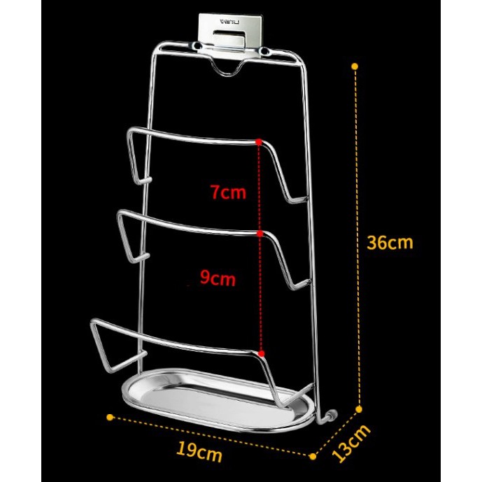 Gia úp vung Inox dán tường, Inox 304